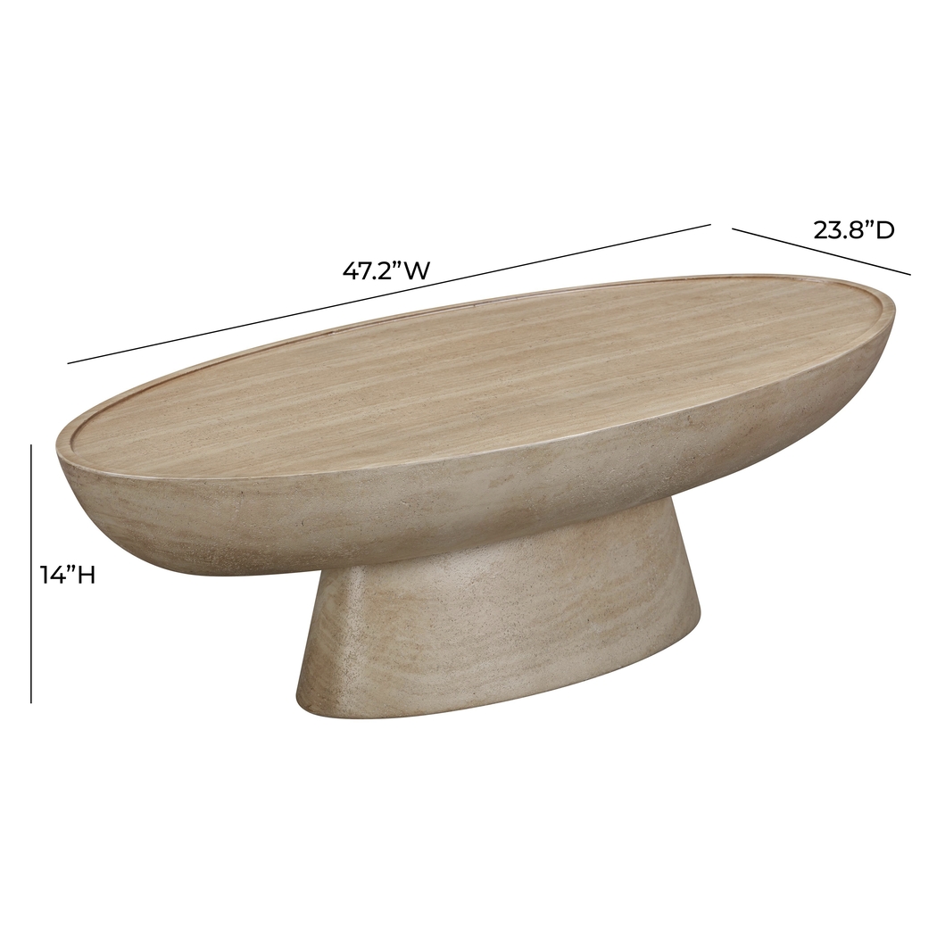 Outdoor Carodon Brown Cocktail Table - Thumbnail - Image 7