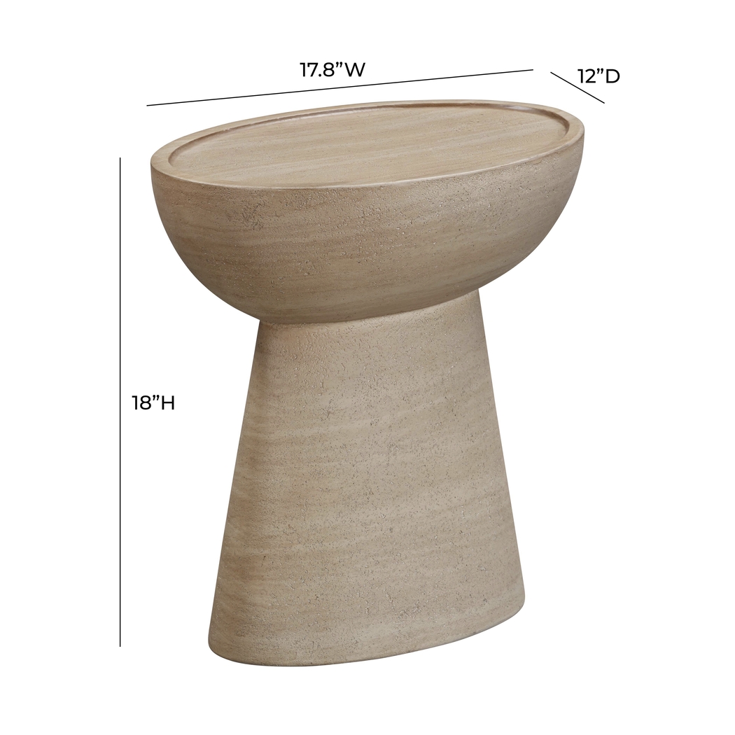 Outdoor Carodon Tan End Table - Thumbnail - Image 7