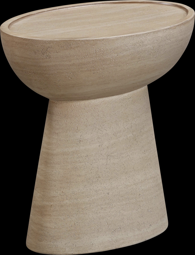 Outdoor Carodon Tan End Table - Thumbnail - Image 1