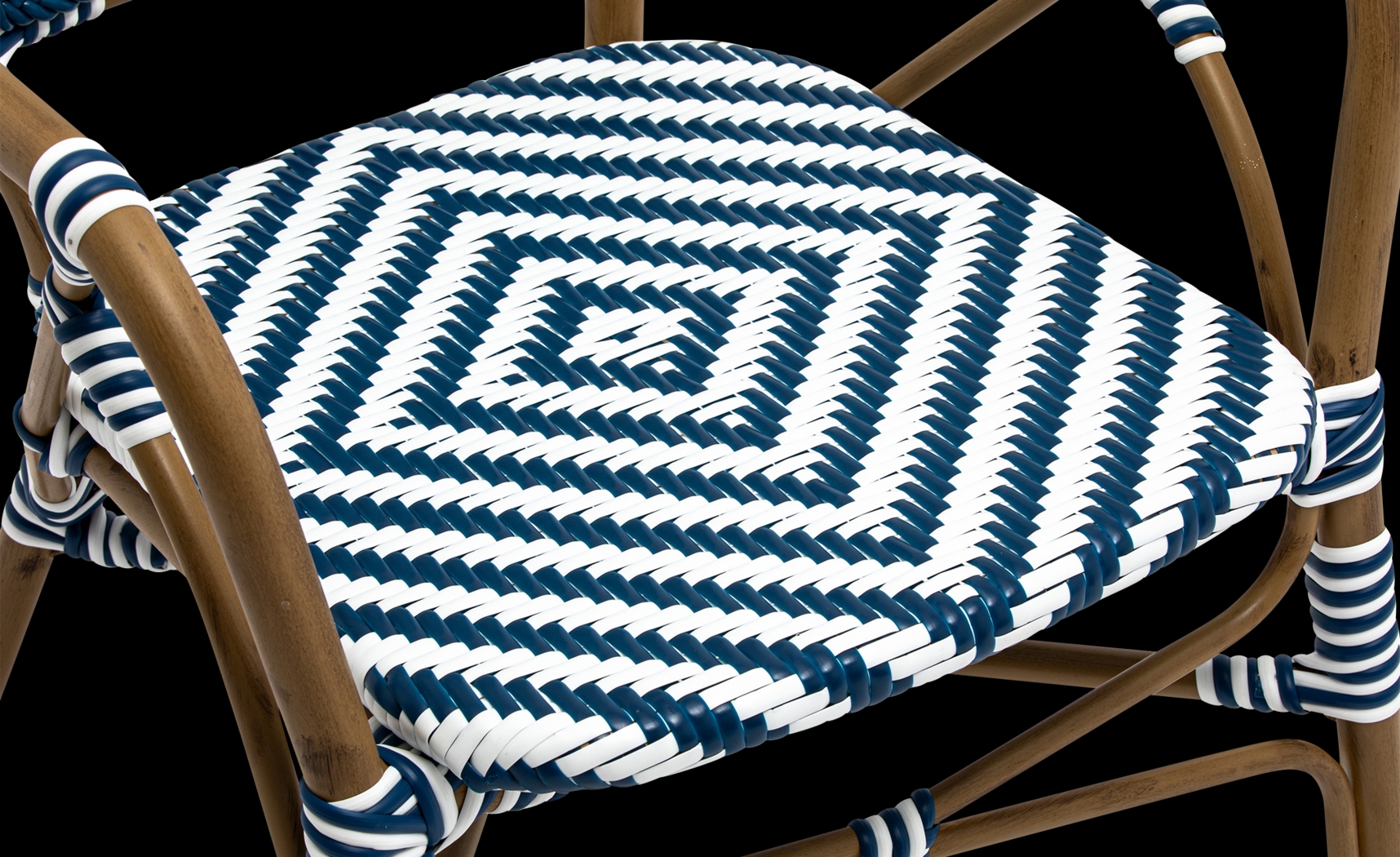 Outdoor Carriageton Blue Arm Chair, Set of 2 - Thumbnail - Image 10