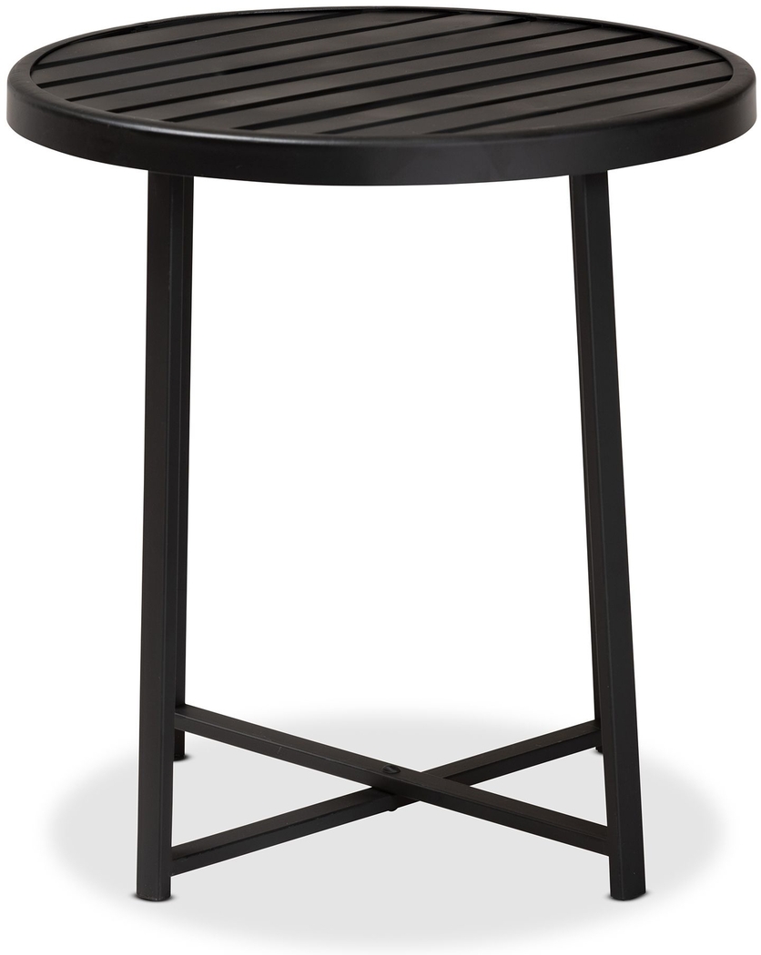 Outdoor Catlina Black Side Table - Thumbnail - Image 2