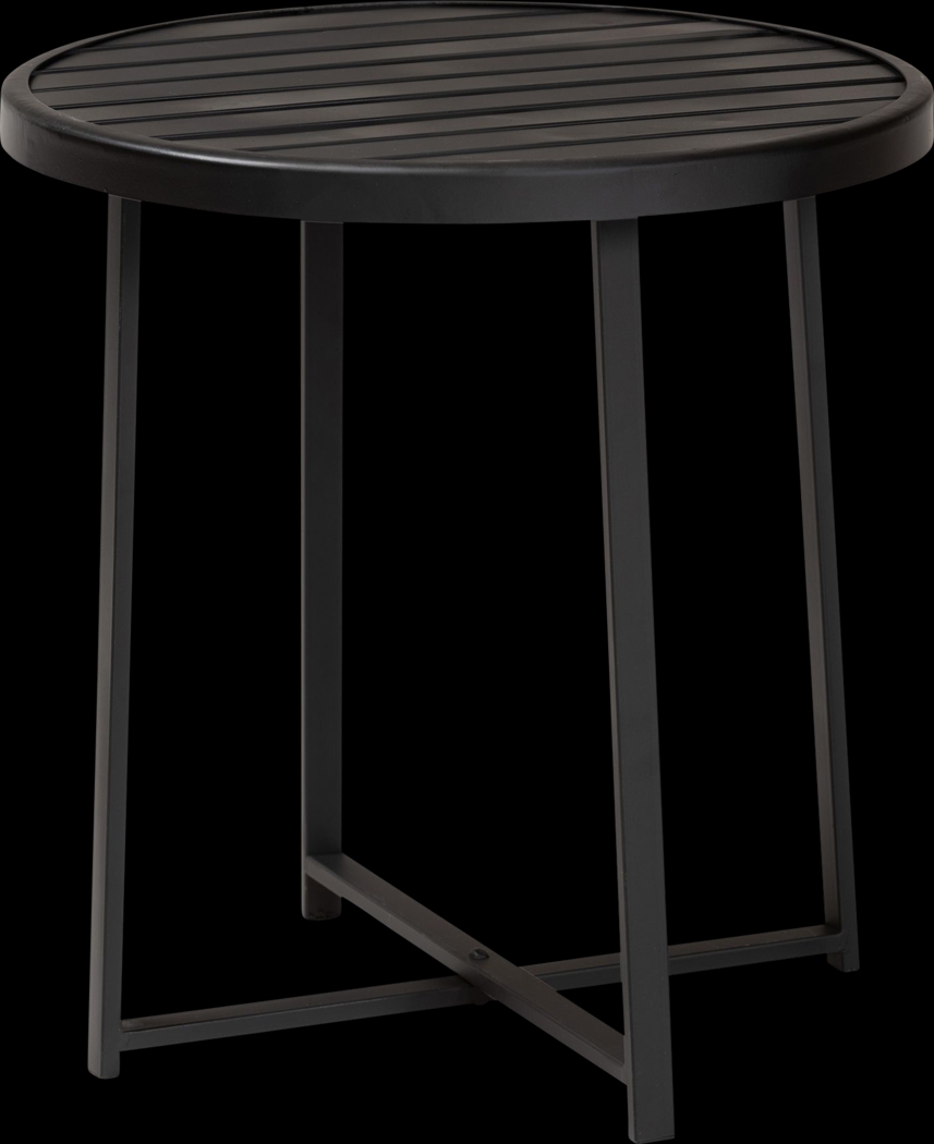 Outdoor Catlina Black Side Table - Thumbnail - Image 1