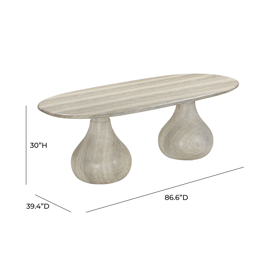 Outdoor Causeyside Natural Dining Table - Thumbnail - Image 7