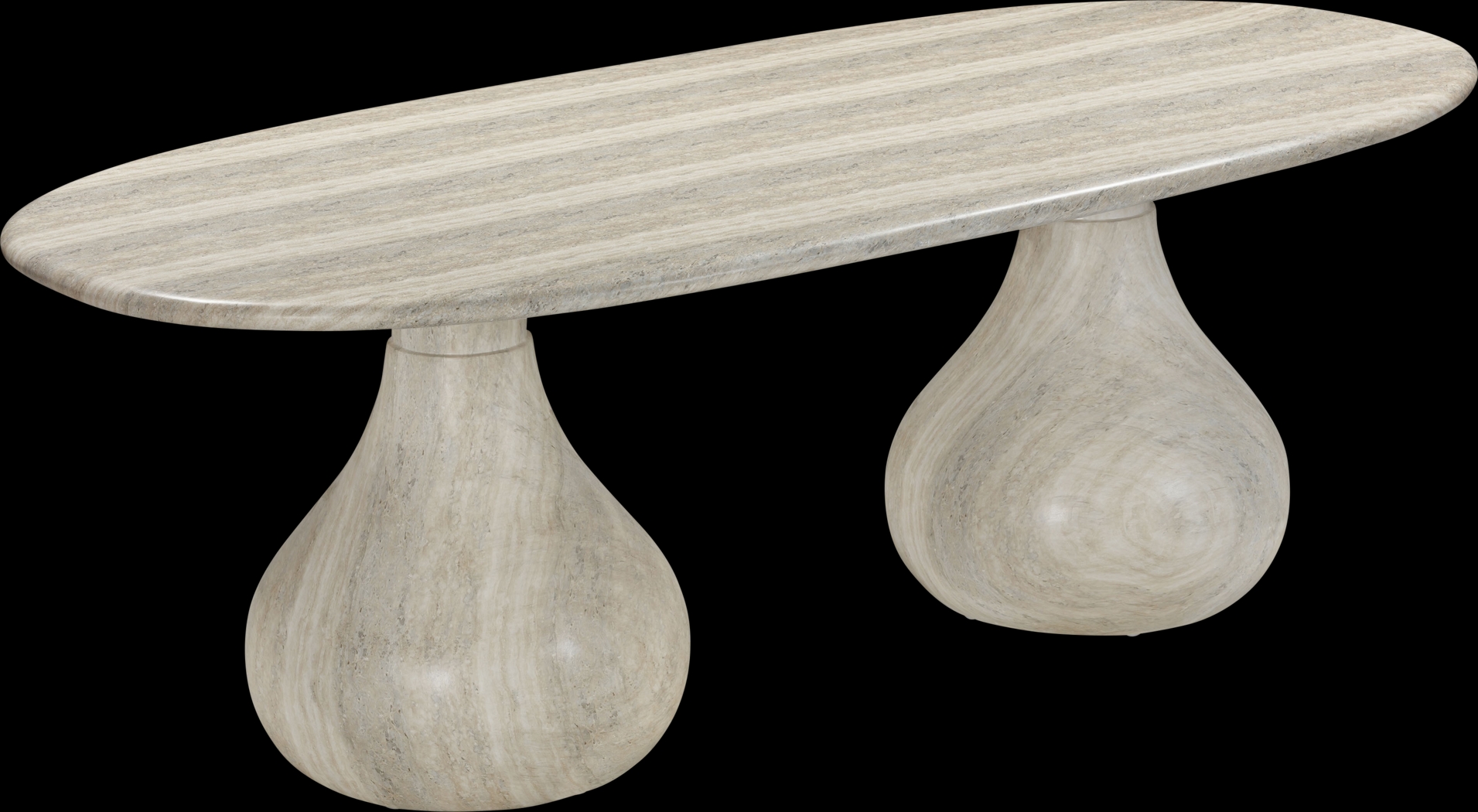 Outdoor Causeyside Natural Dining Table - Thumbnail - Image 1