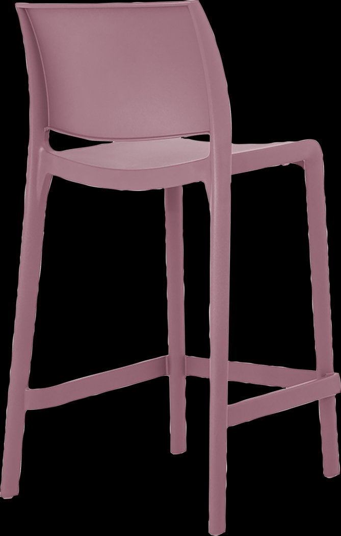 Outdoor Cayetana Purple Counter Stool, Set of 2 - Thumbnail - Image 4