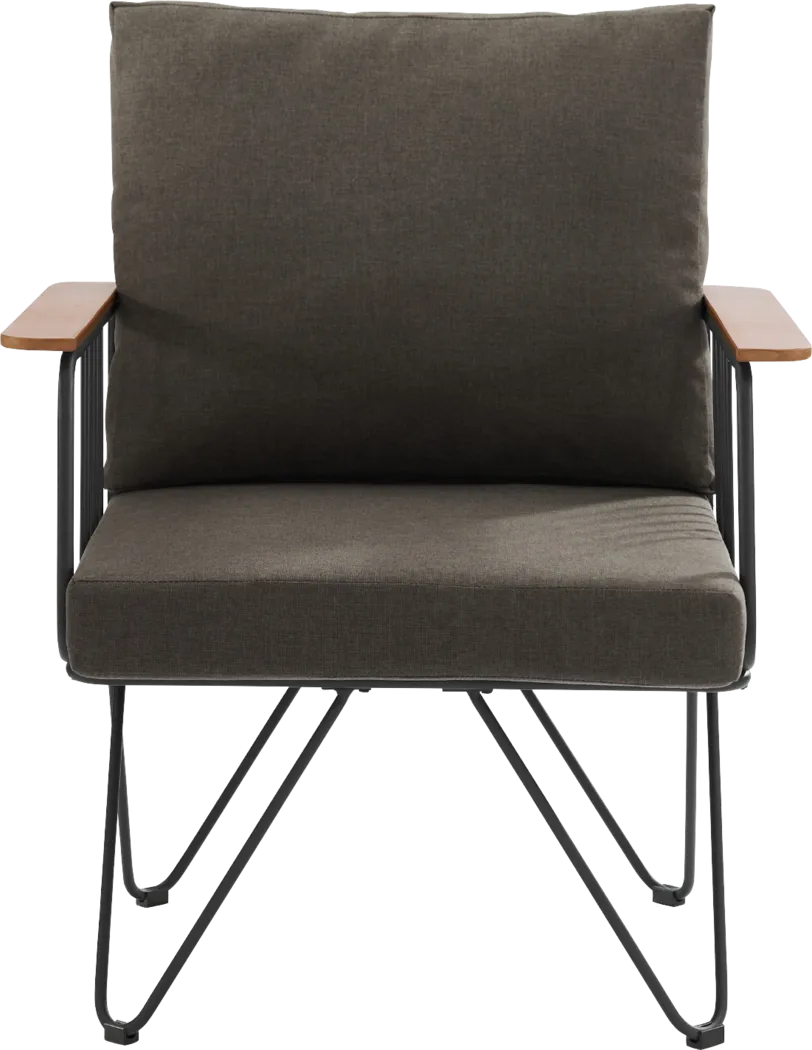 Outdoor Ceberry Brown Accent Chair - Thumbnail - Image 3