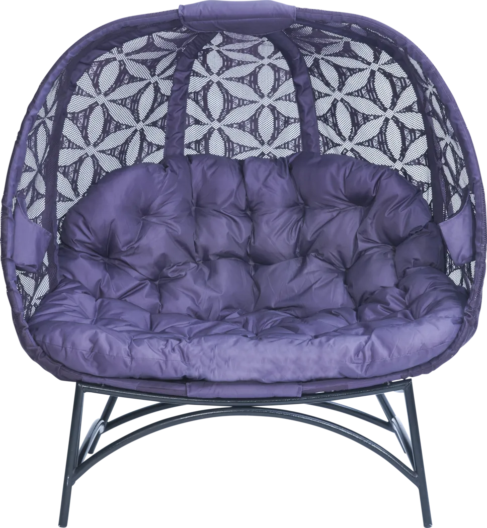 Outdoor Cermakes Purple Loveseat - Thumbnail - Image 1