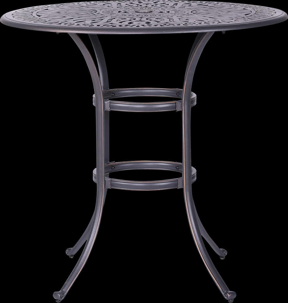 Outdoor Cesaire Gray Bar Height Table - Thumbnail - Image 1