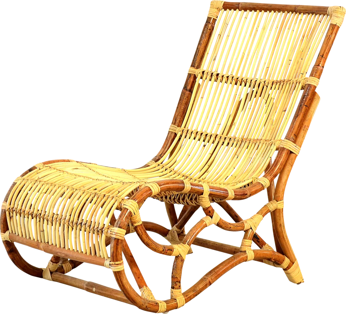 Outdoor Chamita Natural Accent Chair - Thumbnail - Image 1
