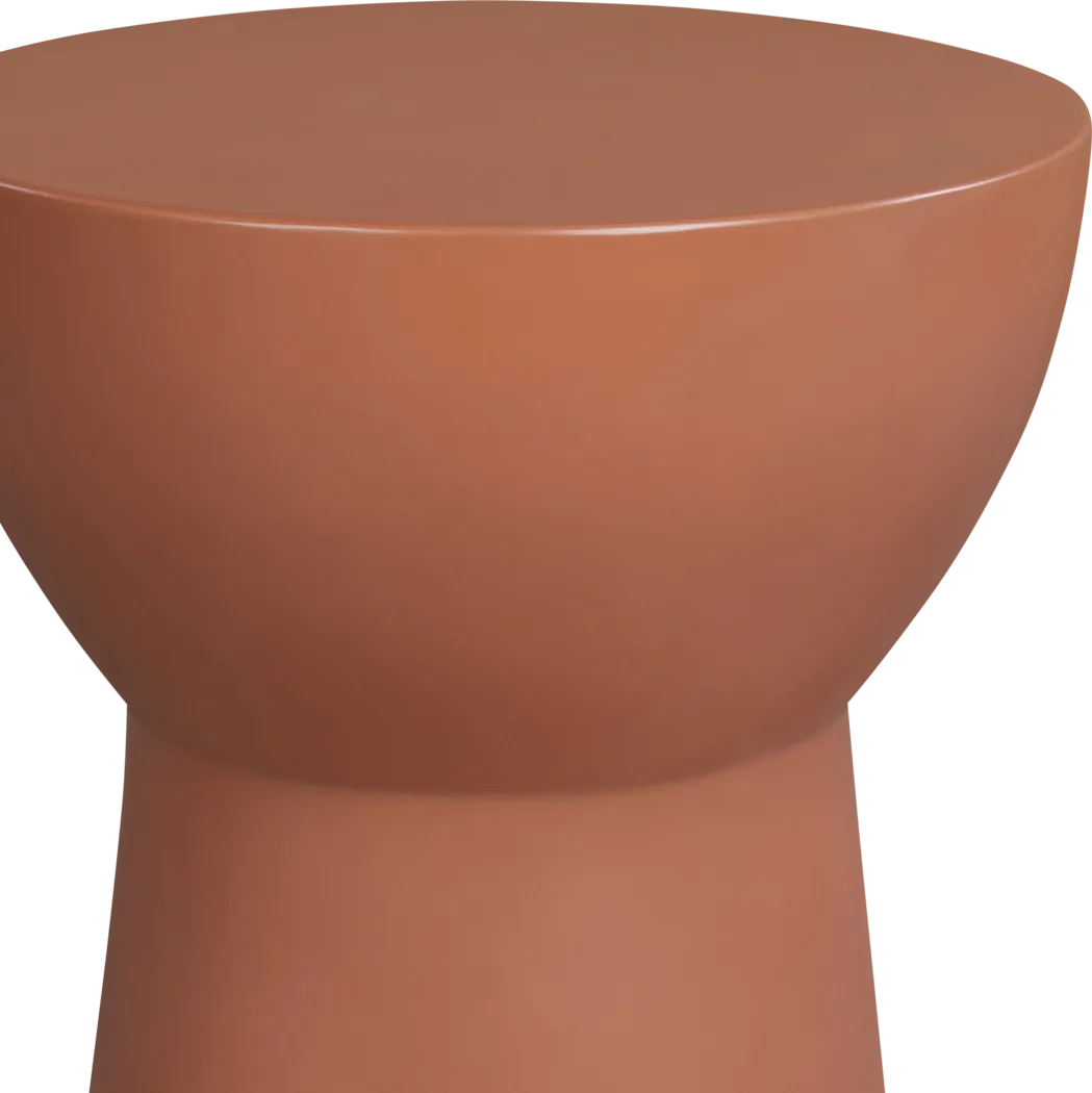 Outdoor Chazia Orange Accent Table - Thumbnail - Image 4