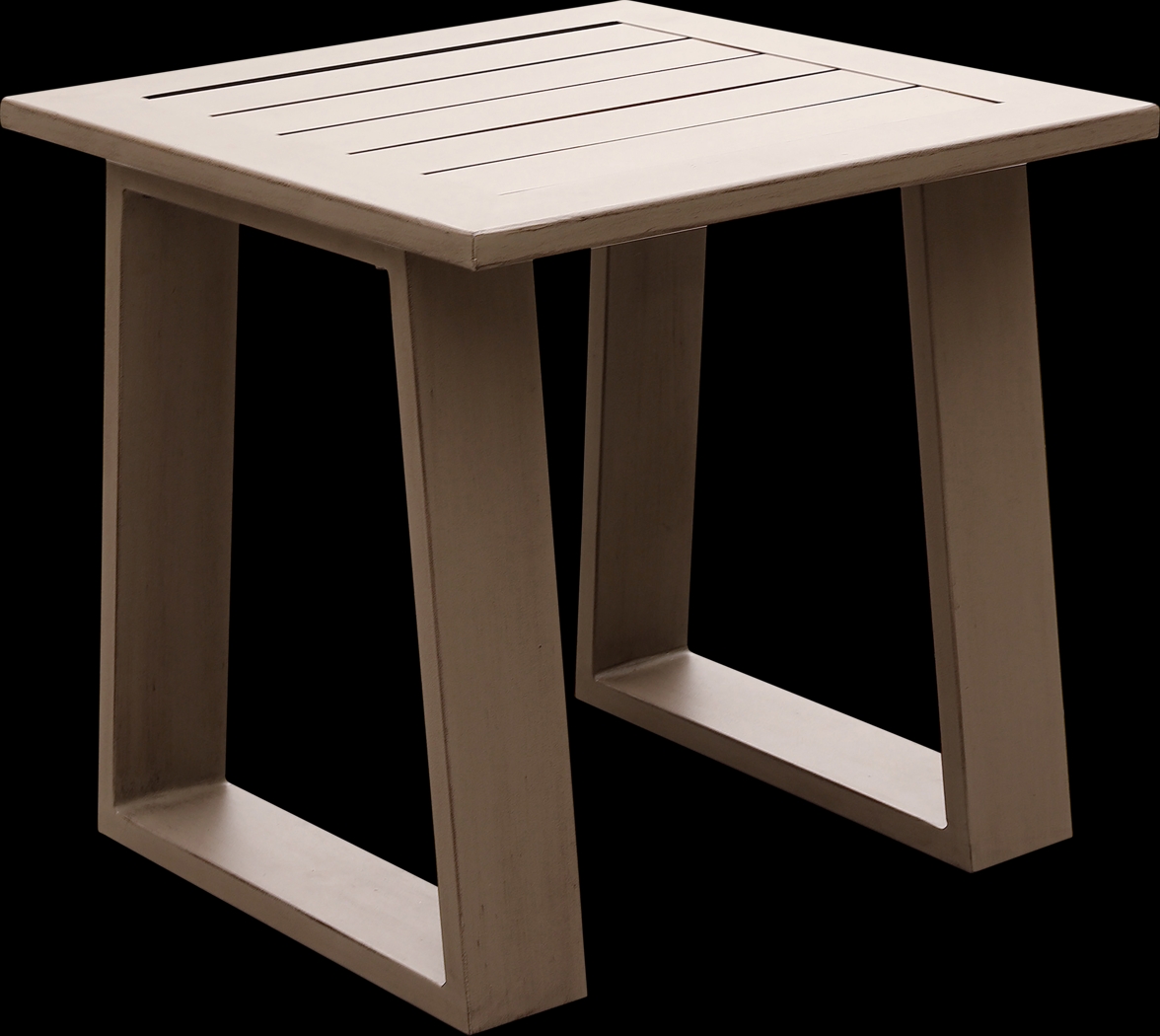 Outdoor Clothilde Brown End Table - Thumbnail - Image 1