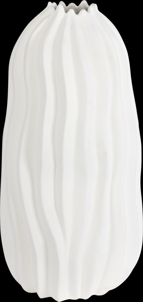 Outdoor Clyda White Vase - Thumbnail - Image 1