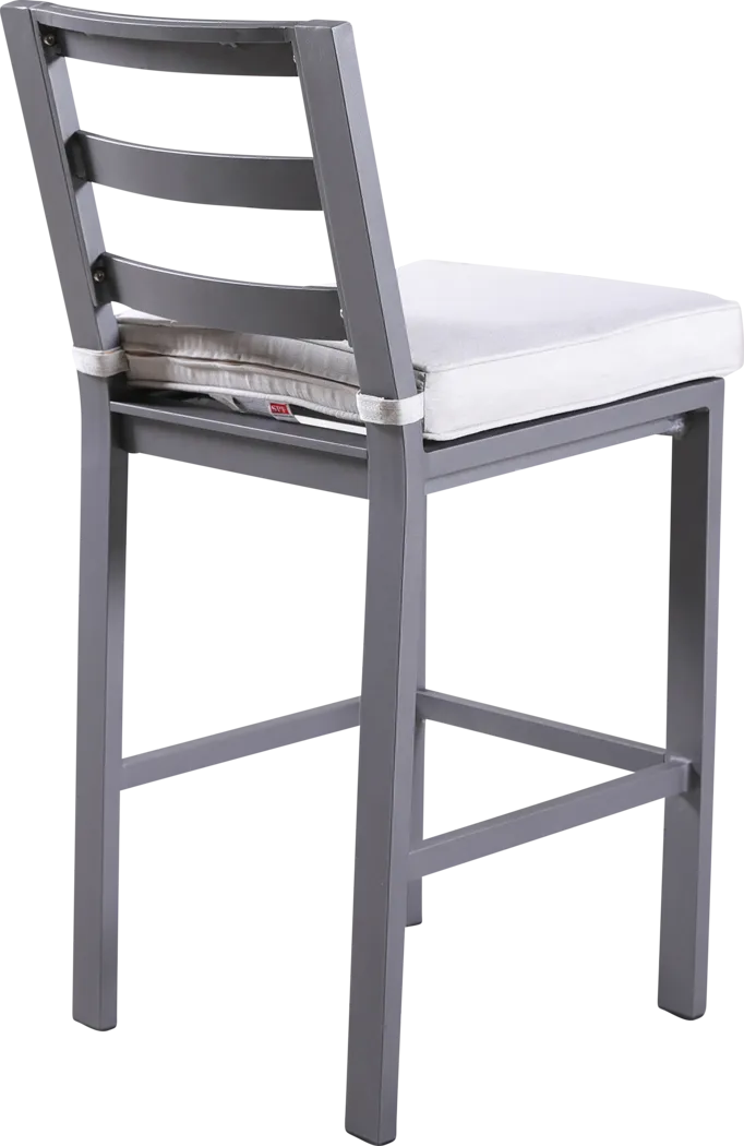 Outdoor Coligny Gray Barstool, Set of 2 - Thumbnail - Image 4