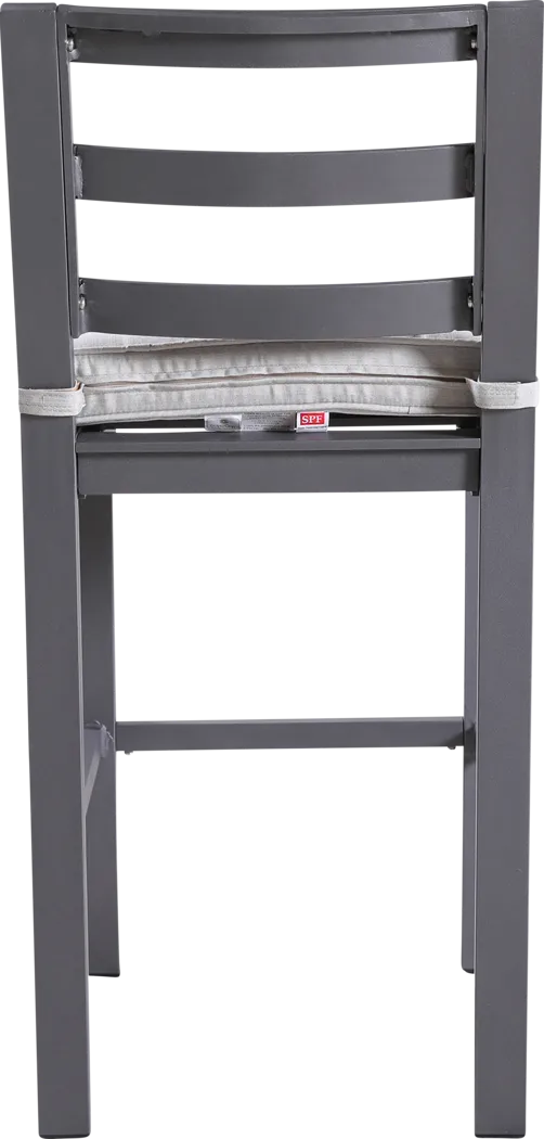 Outdoor Coligny Gray Barstool, Set of 2 - Thumbnail - Image 5