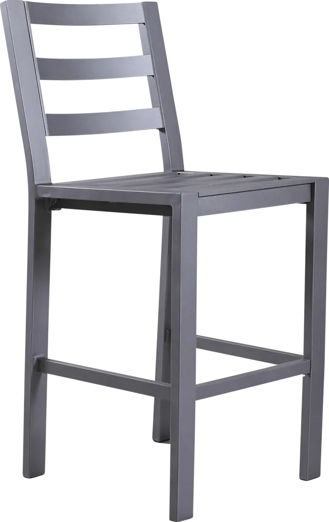 Outdoor Coligny Gray Barstool, Set of 2 - Thumbnail - Image 6