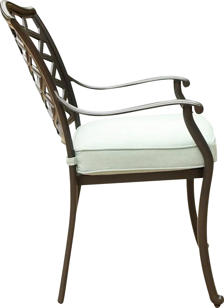 Outdoor Cyrielle I Gray Side Chair, Set of 2 - Thumbnail - Image 2