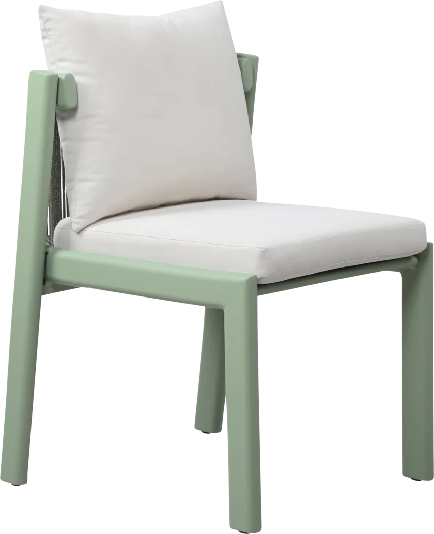 Outdoor Dansington Cream Side Chair - Thumbnail - Image 2