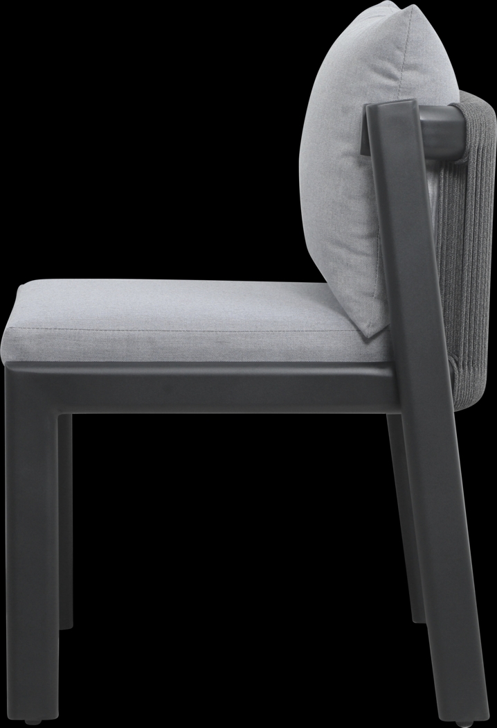 Outdoor Dansington Gray Side Chair - Thumbnail - Image 5