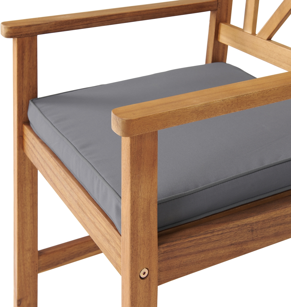 Outdoor Decoursey Brown 5pc Dining Set - Thumbnail - Image 8