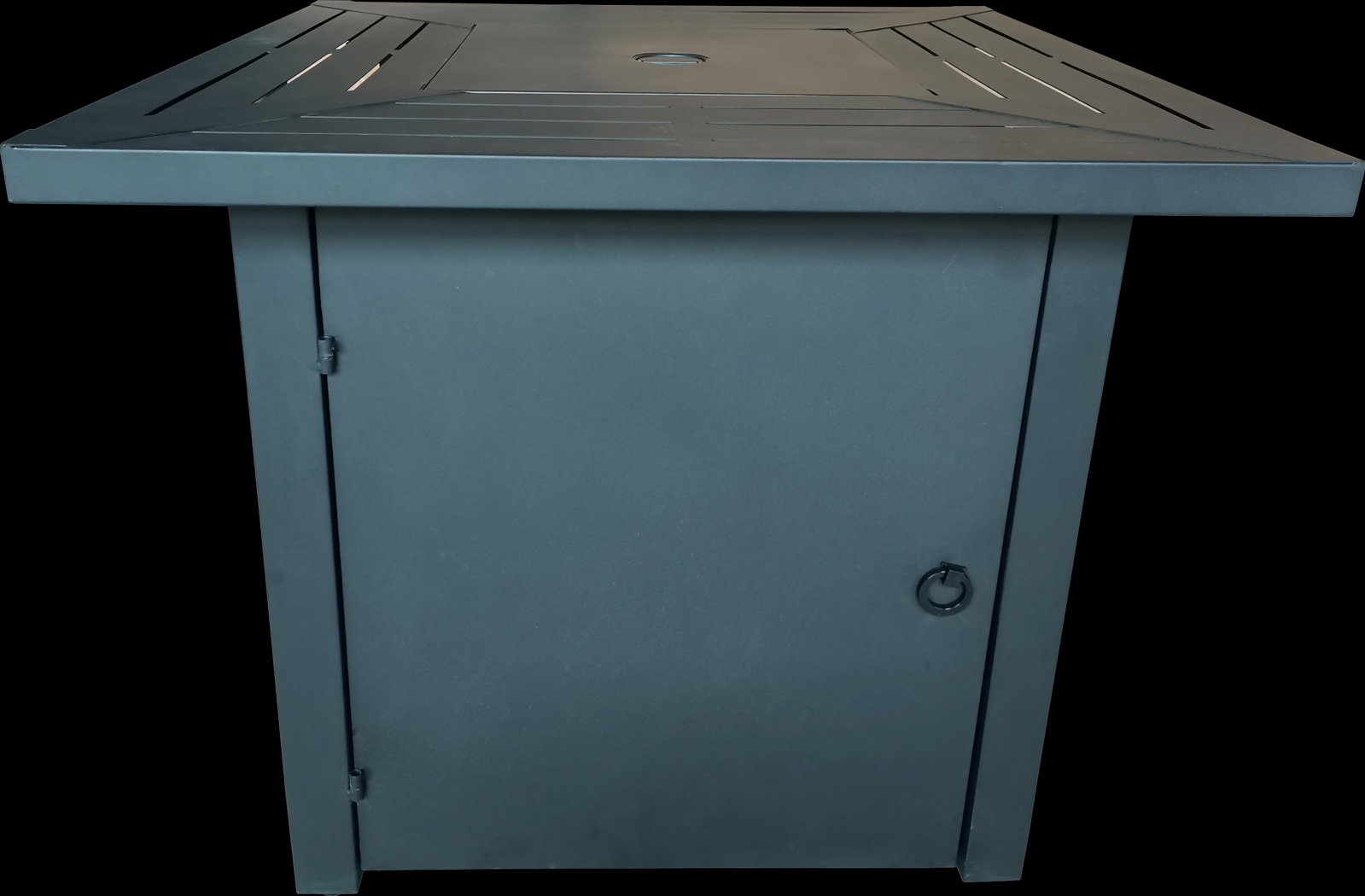 Outdoor Dighton Black Gas Fire Pit - Thumbnail - Image 13