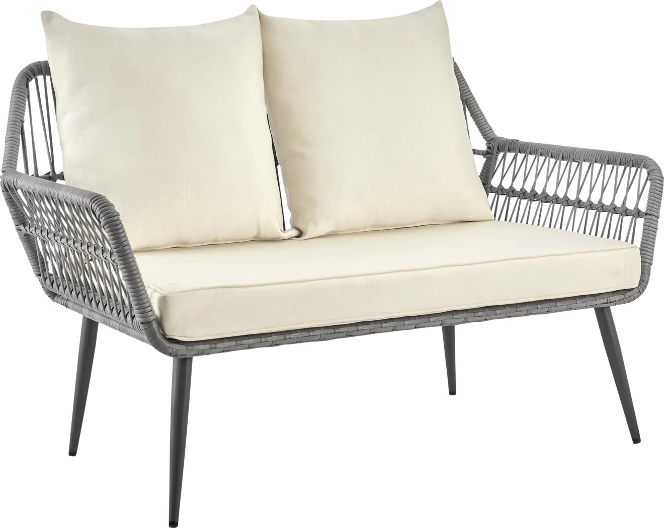 Outdoor Duffieldy Cream 4 Pc Conversation Set - Thumbnail - Image 22