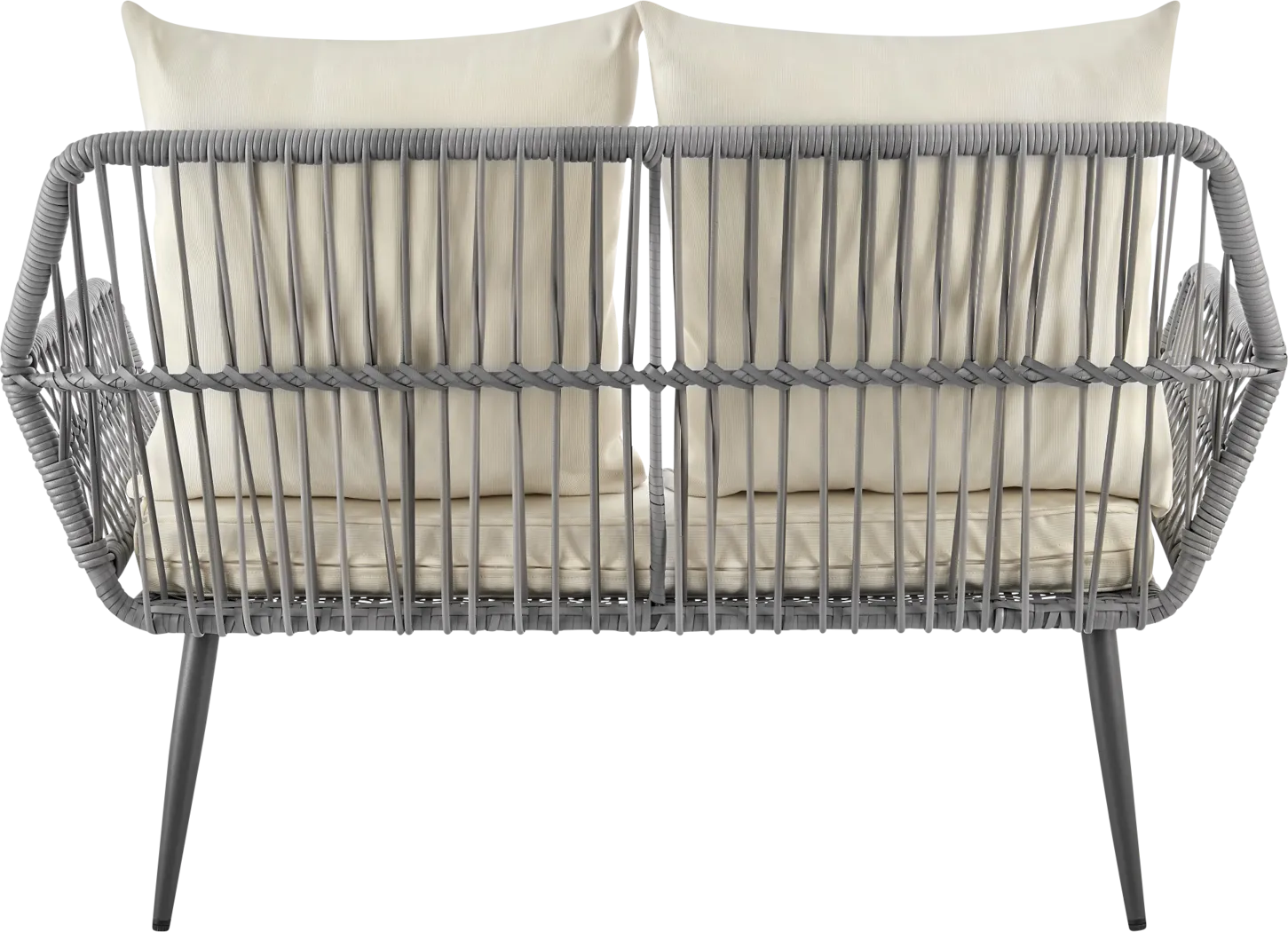 Outdoor Duffieldy Cream 4 Pc Conversation Set - Thumbnail - Image 10