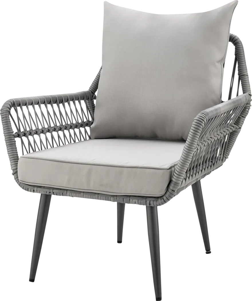 Outdoor Duffieldy Gray 4 Pc Conversation Set - Thumbnail - Image 11