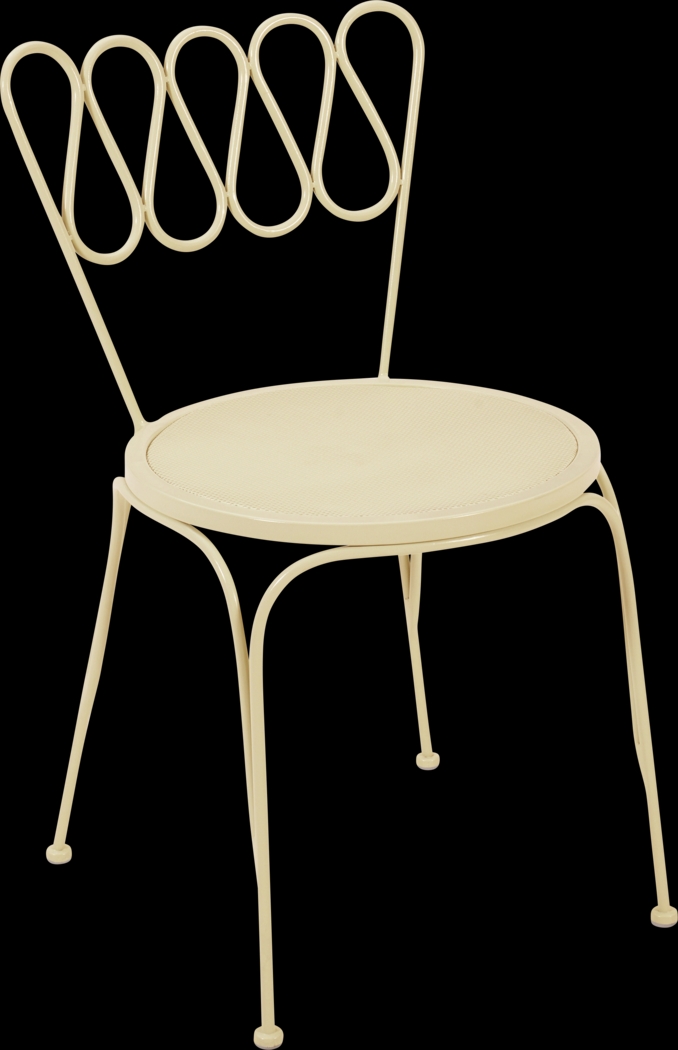 Outdoor Dynamoy Cream Dining Chair - Thumbnail - Image 3