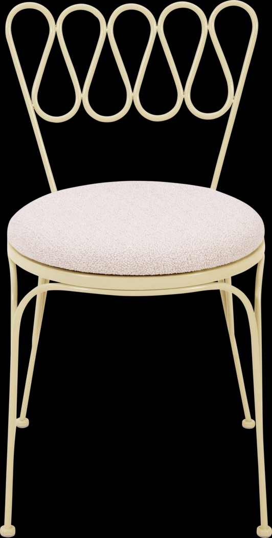 Outdoor Dynamoy Cream Dining Chair - Thumbnail - Image 4