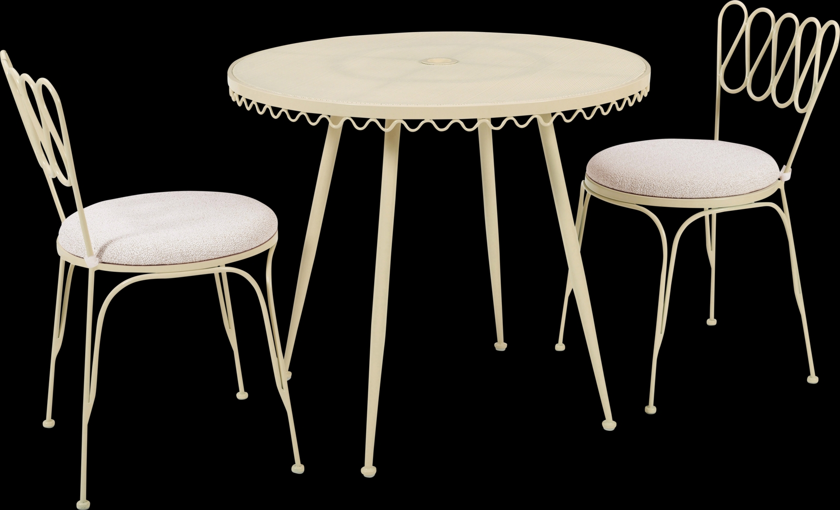 Outdoor Dynamoy Cream Dining Chair - Thumbnail - Image 7