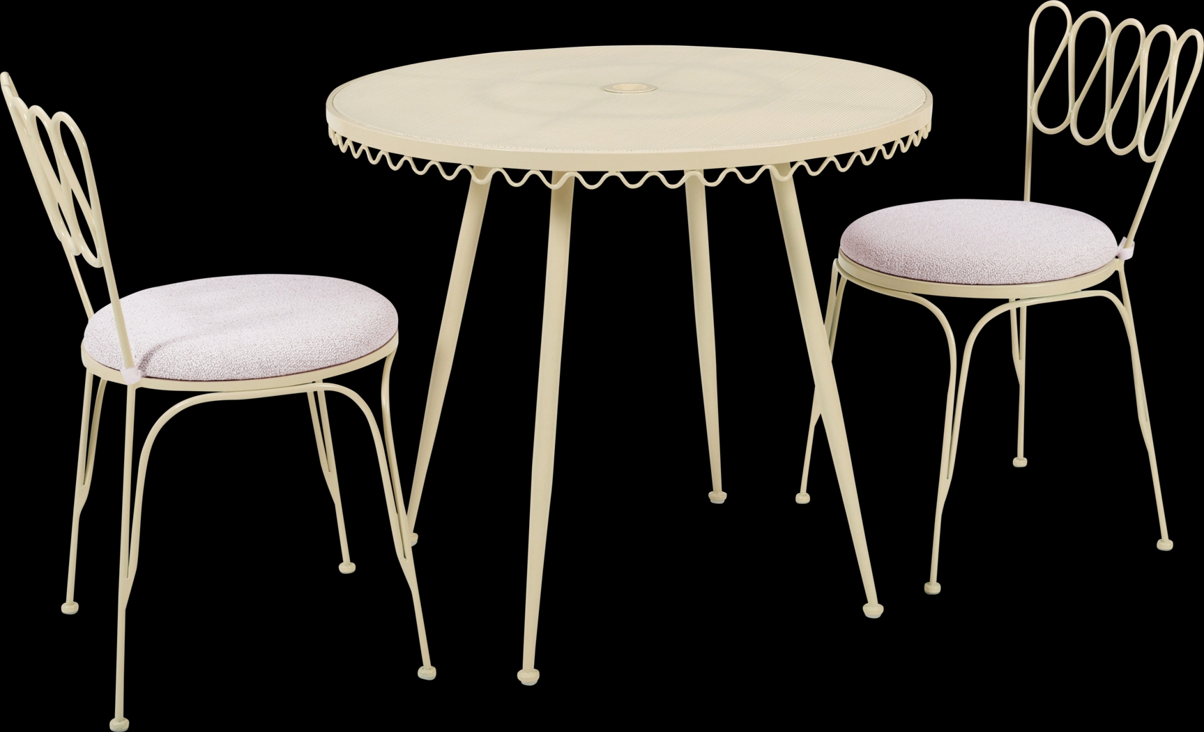 Outdoor Dynamoy Cream Dining Table - Thumbnail - Image 5