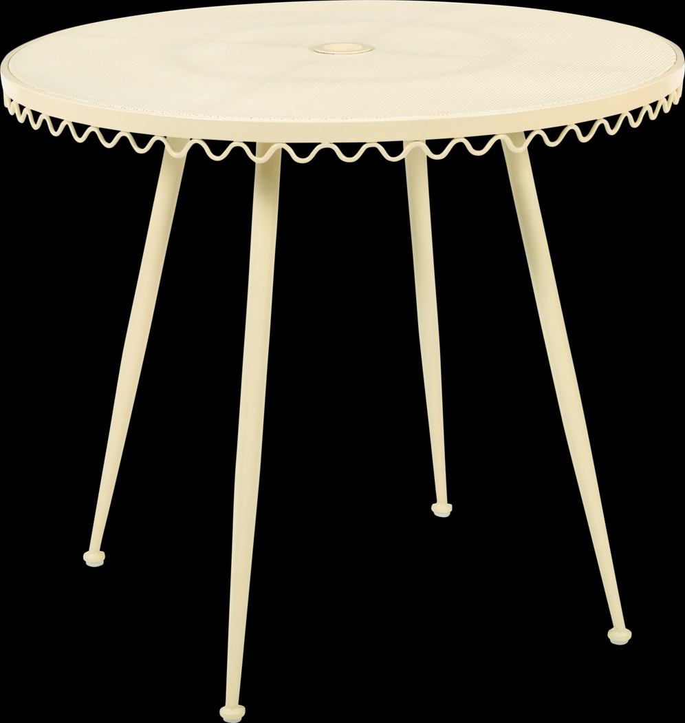 Outdoor Dynamoy Cream Dining Table - Thumbnail - Image 1