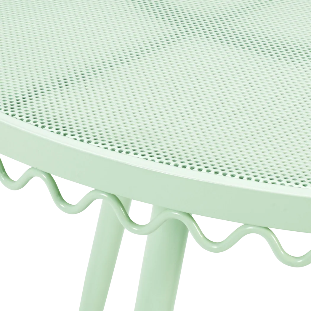 Outdoor Dynamoy Mint Green Dining Table - Thumbnail - Image 4