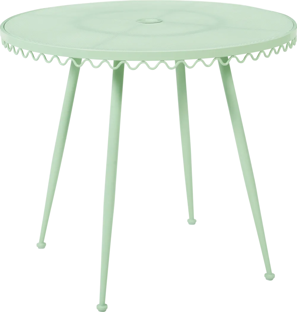 Outdoor Dynamoy Mint Green Dining Table - Thumbnail - Image 1