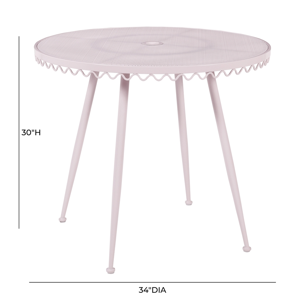 Outdoor Dynamoy Pink Dining Table - Thumbnail - Image 6