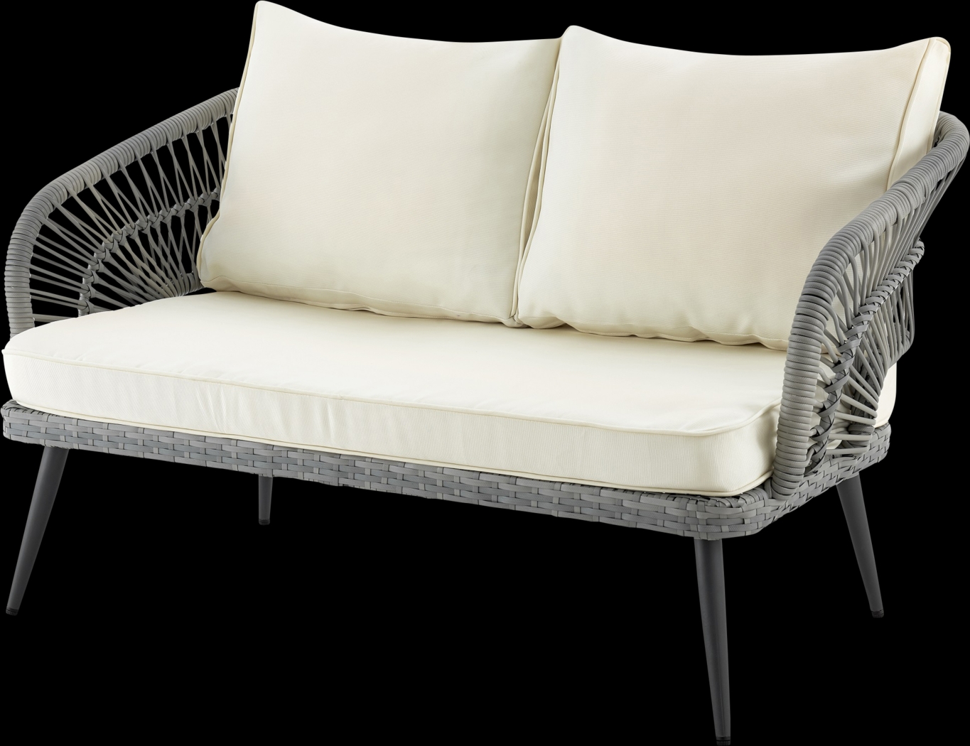 Outdoor Eashley Cream 4 Pc Conversation Set - Thumbnail - Image 6