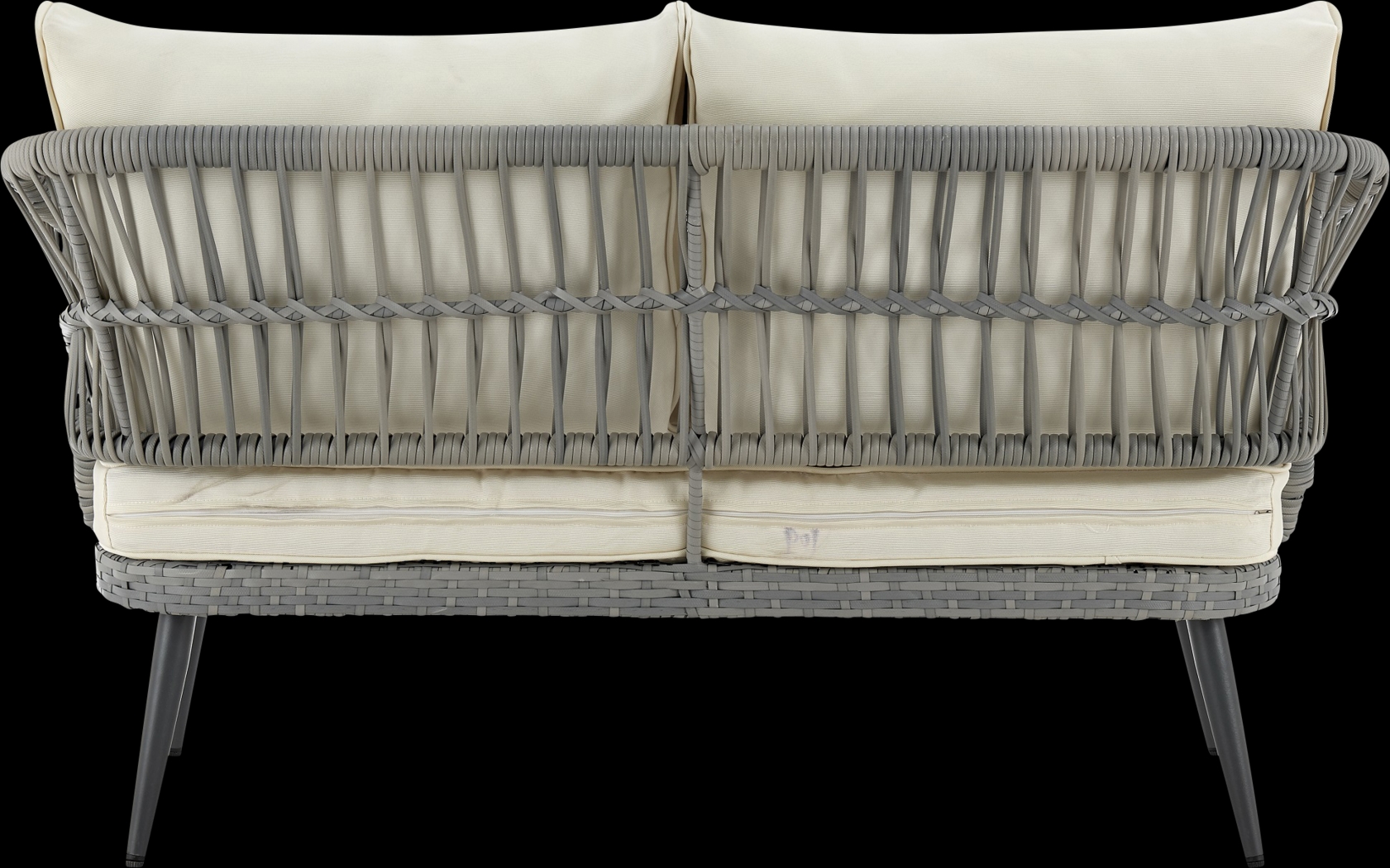 Outdoor Eashley Cream 4 Pc Conversation Set - Thumbnail - Image 9