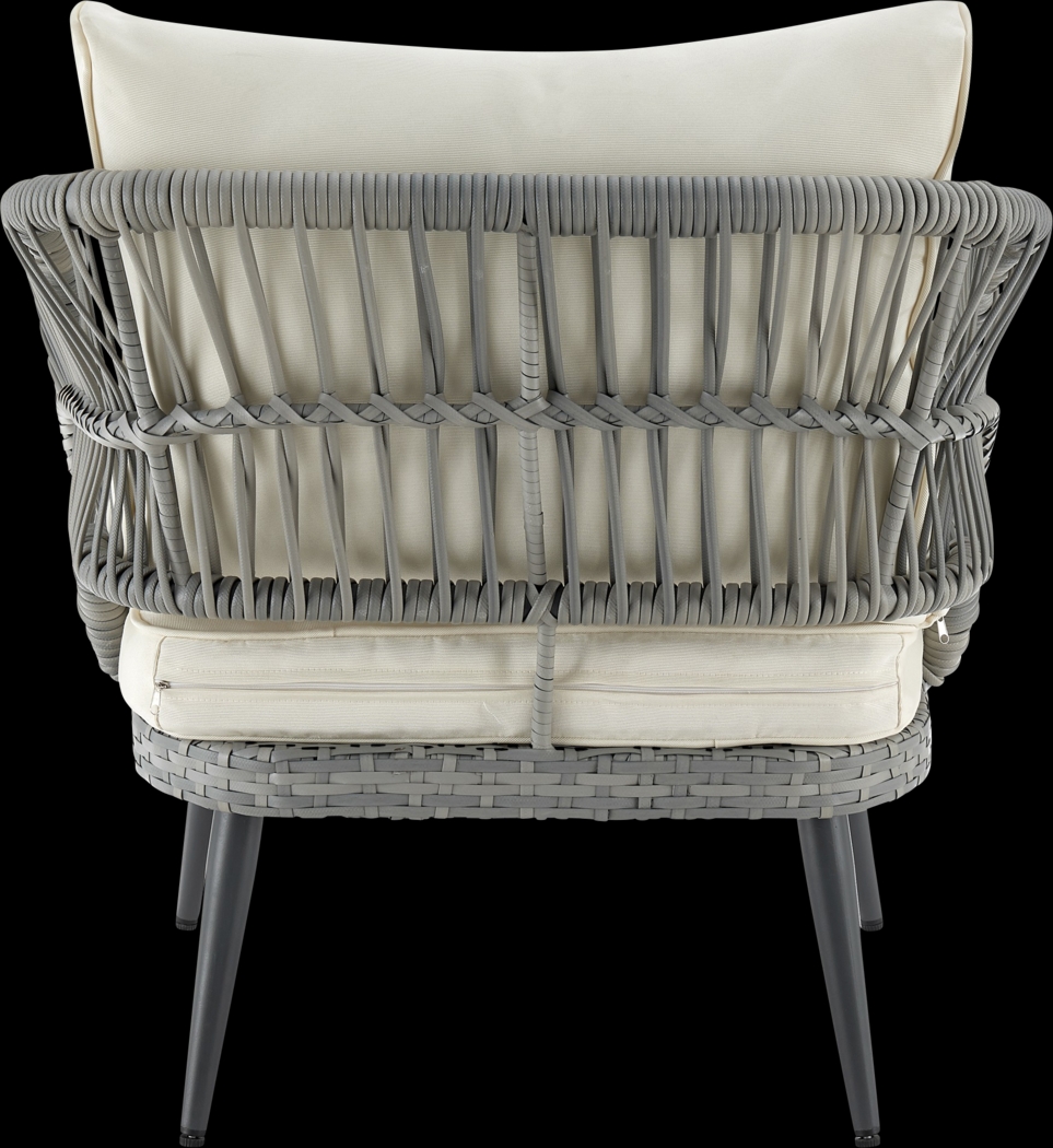 Outdoor Eashley Cream 4 Pc Conversation Set - Thumbnail - Image 15