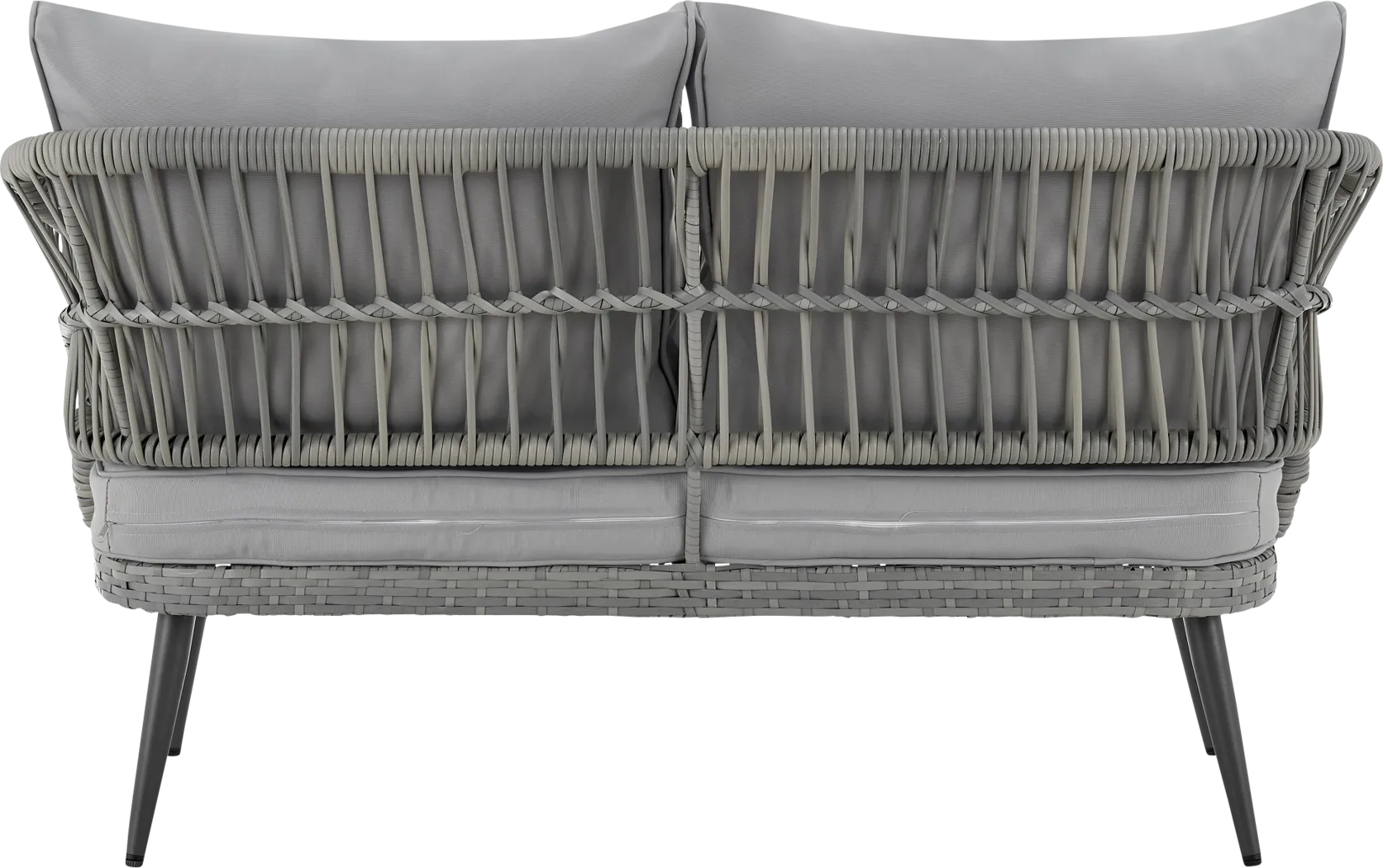 Outdoor Eashley Gray 4 Pc Conversation Set - Thumbnail - Image 11