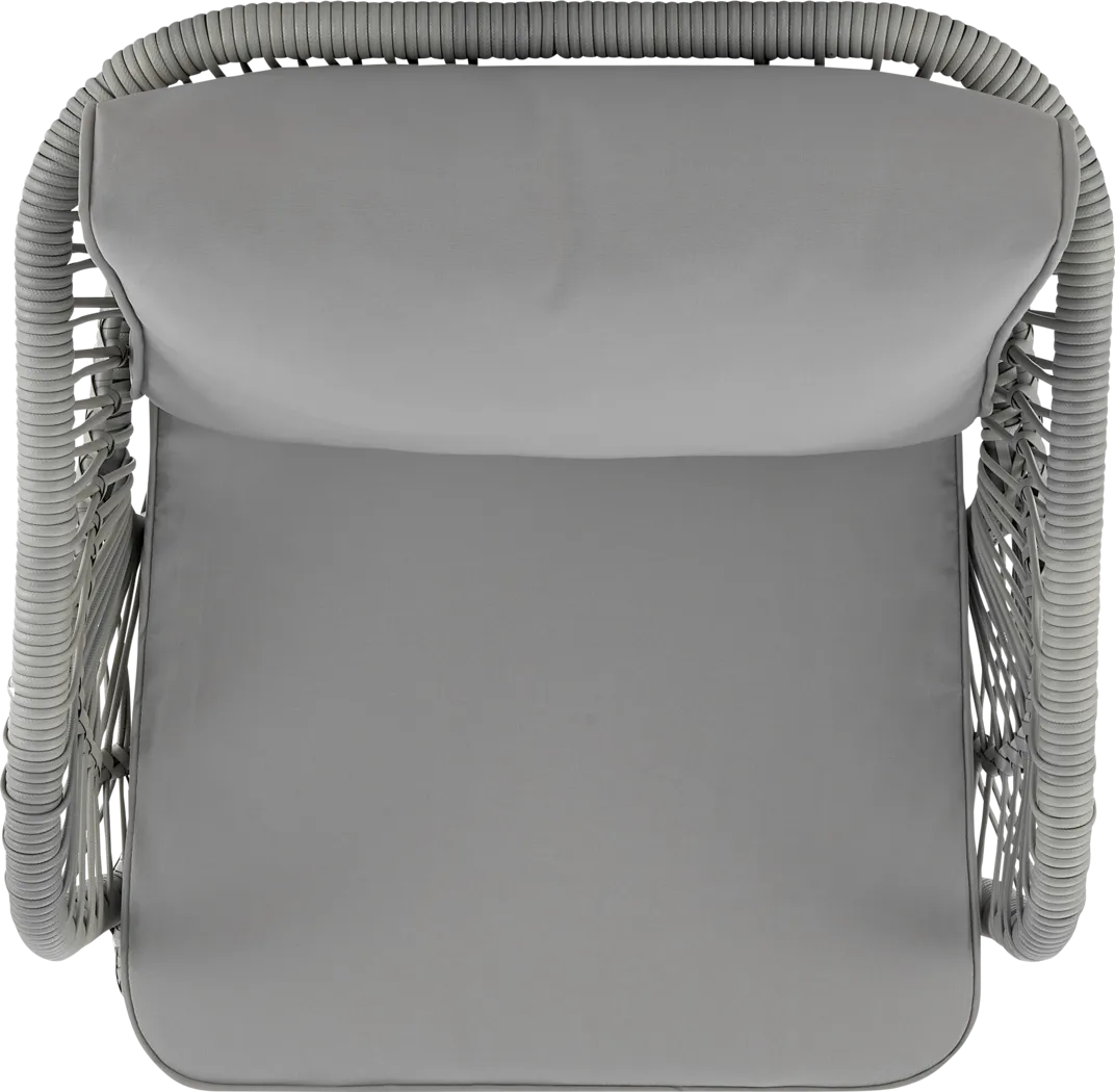 Outdoor Eashley Gray 4 Pc Conversation Set - Thumbnail - Image 15