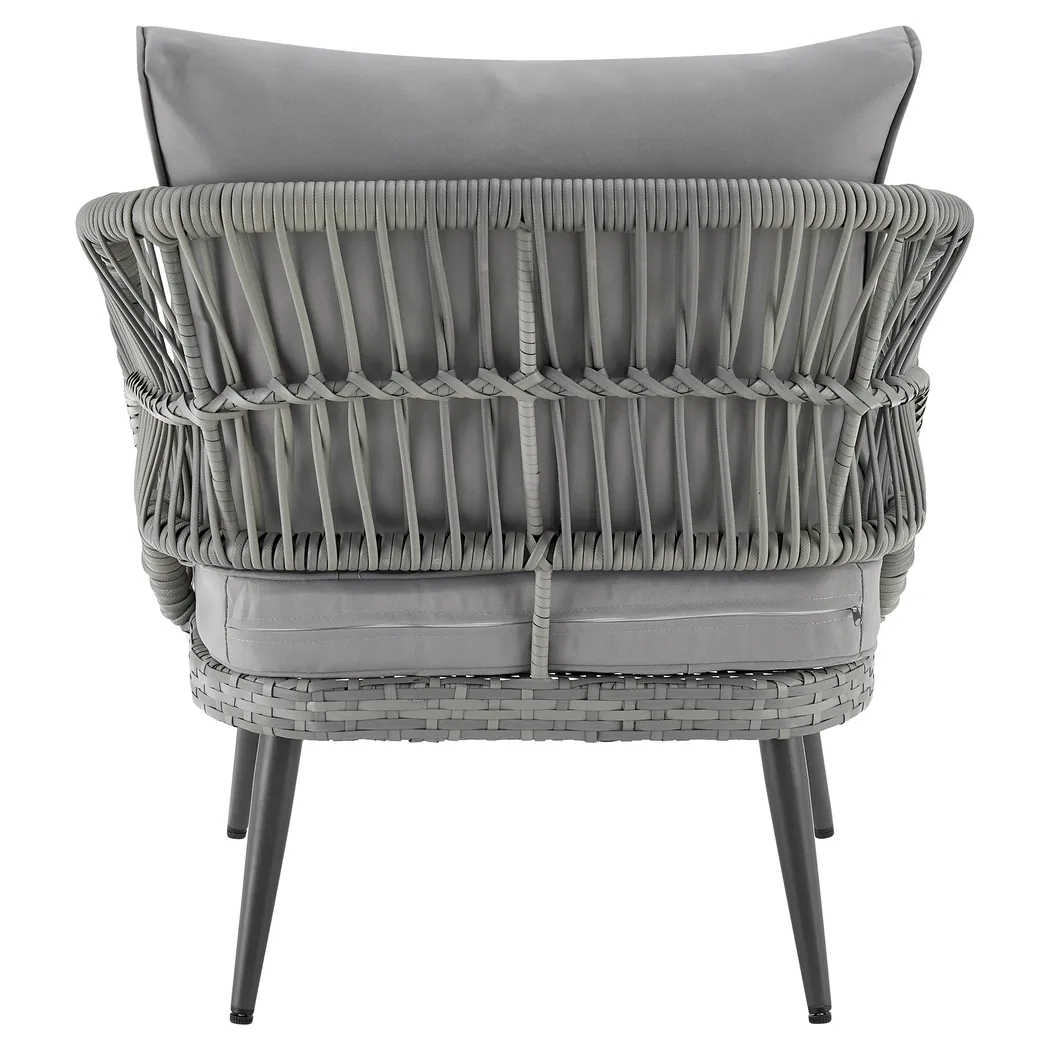 Outdoor Eashley Gray 4 Pc Conversation Set - Thumbnail - Image 16