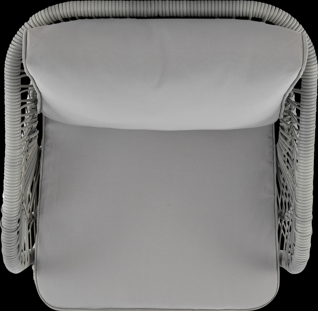 Outdoor Eashley Gray 4 Pc Conversation Set - Thumbnail - Image 13