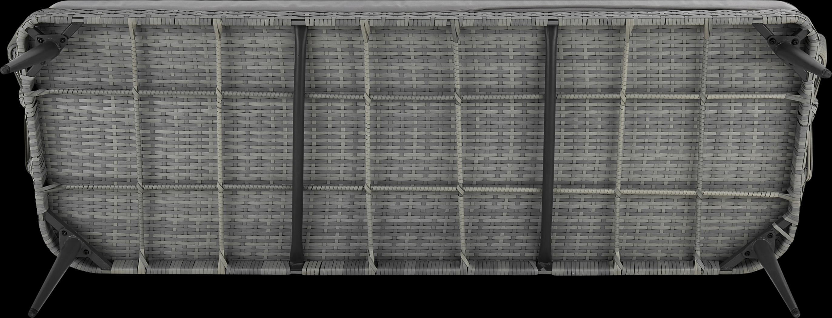 Outdoor Eashley Gray 4 Pc Conversation Set - Thumbnail - Image 10