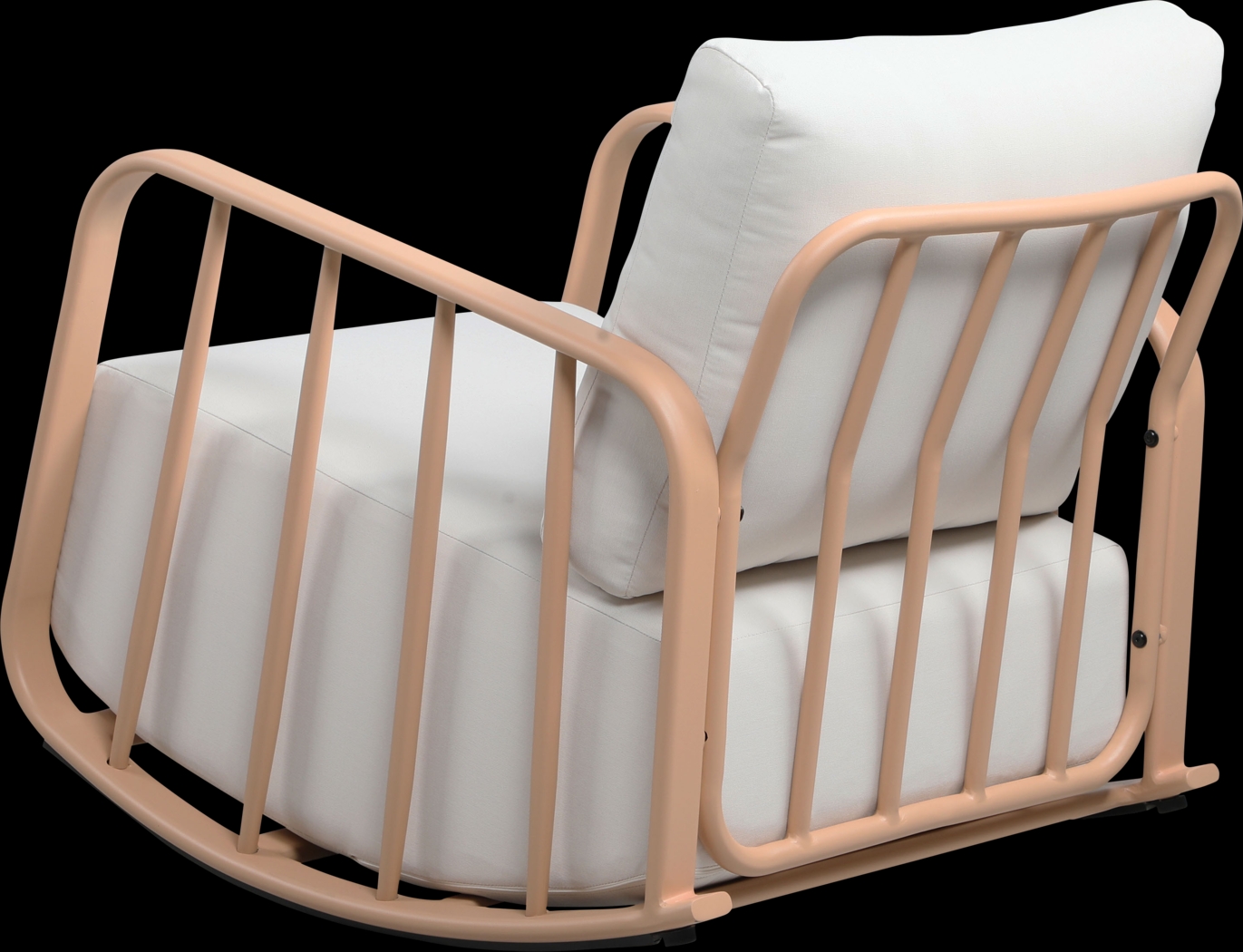 Outdoor Ebinwood Beige Rocking Chair - Thumbnail - Image 5