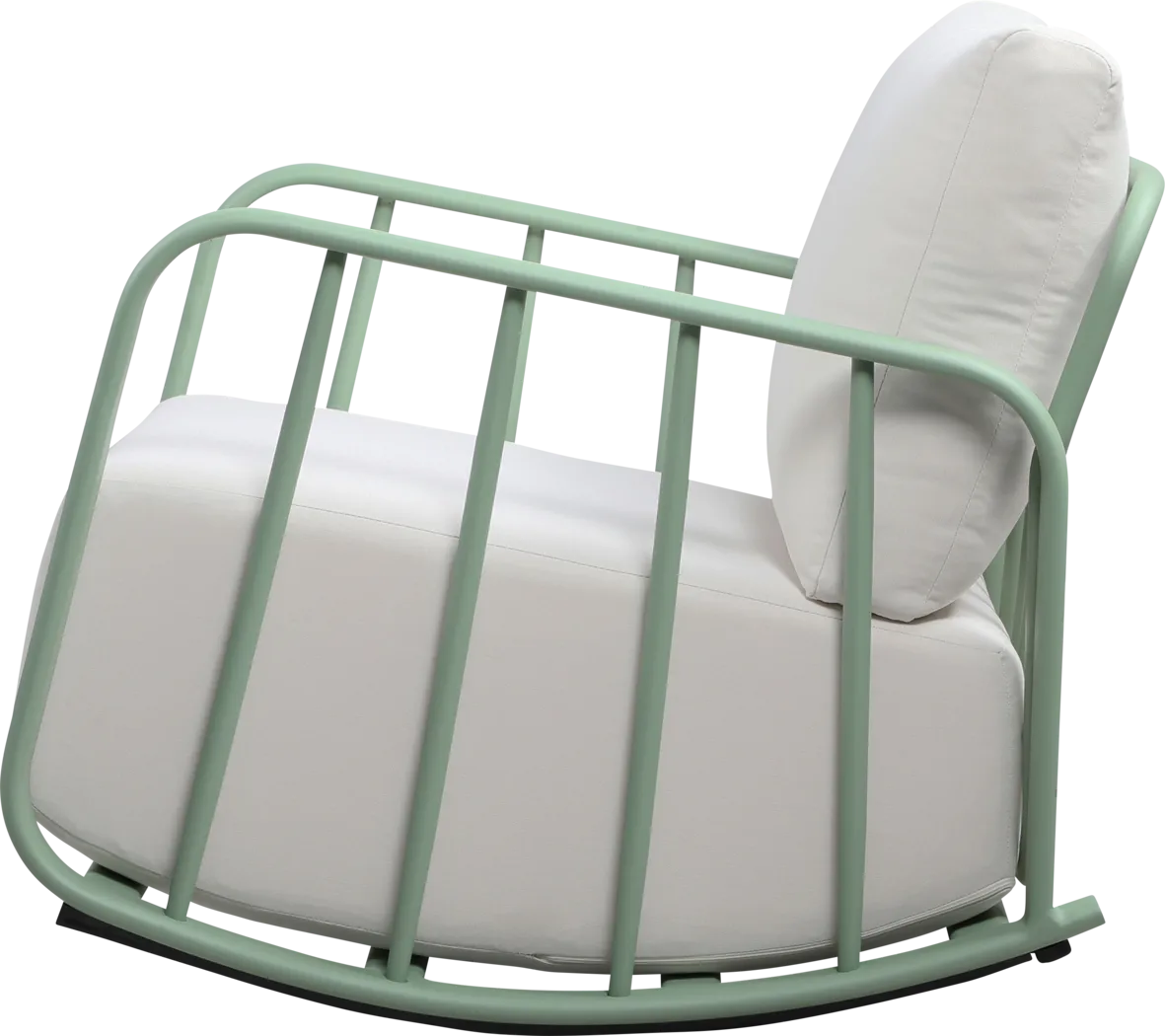 Outdoor Ebinwood Green Rocking Chair - Thumbnail - Image 4