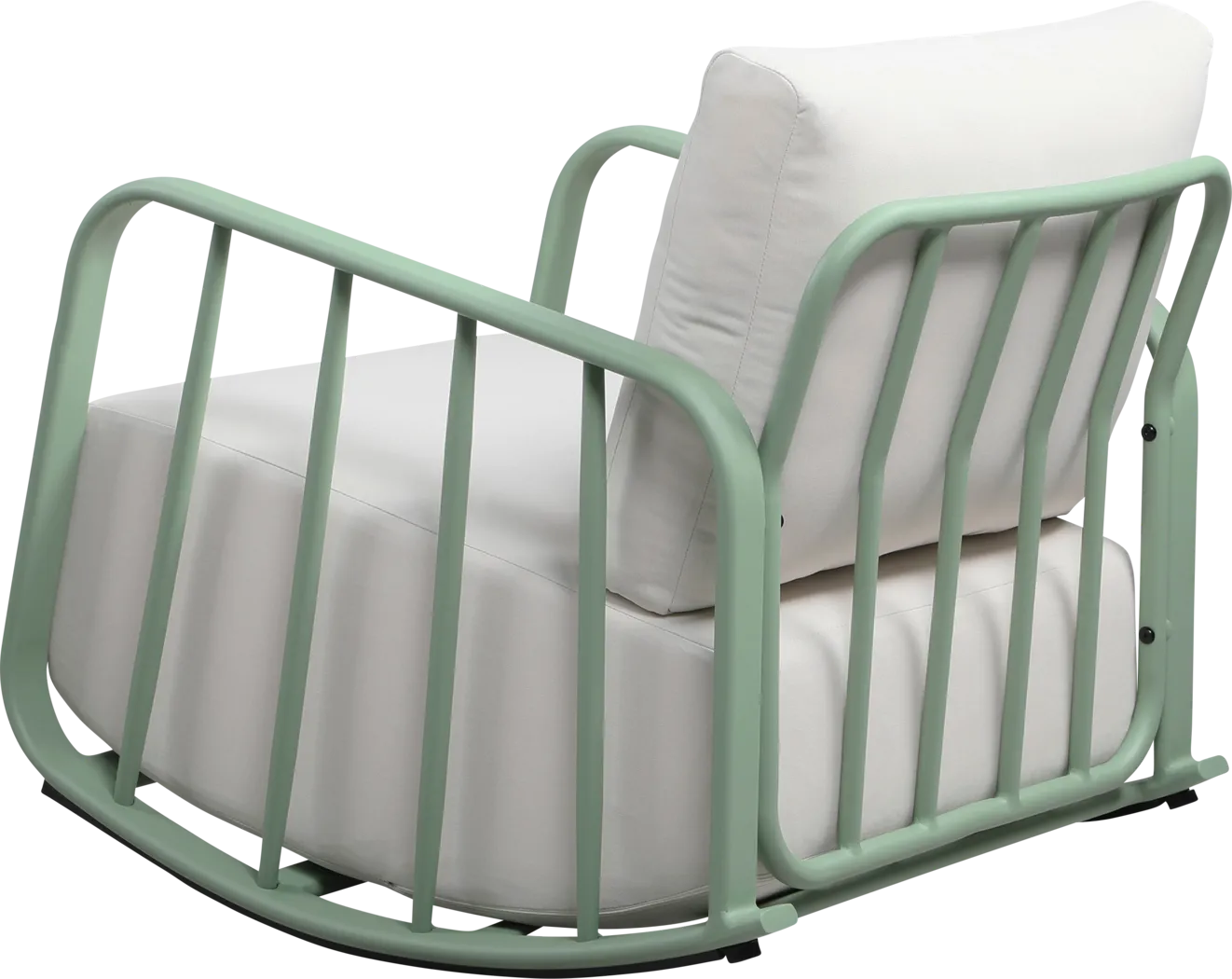 Outdoor Ebinwood Green Rocking Chair - Thumbnail - Image 5