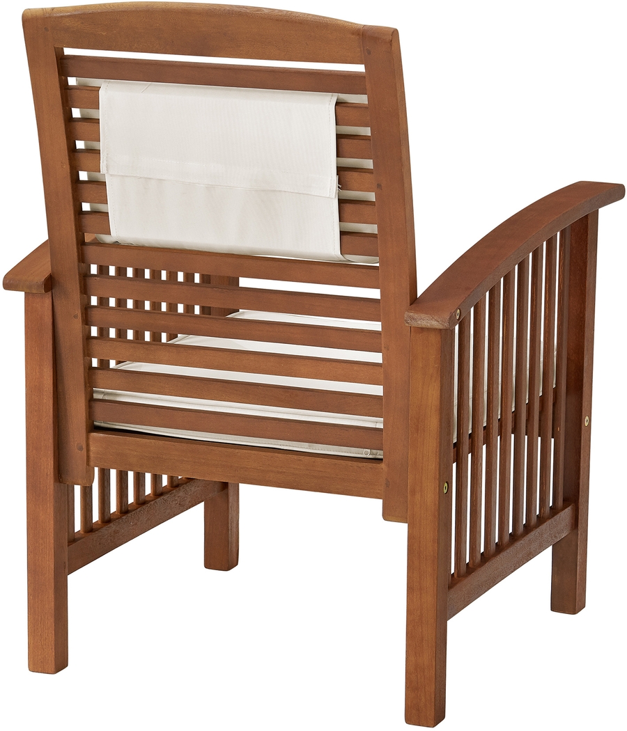 Outdoor Eladar Brown Chair Set of 2 - Thumbnail - Image 4