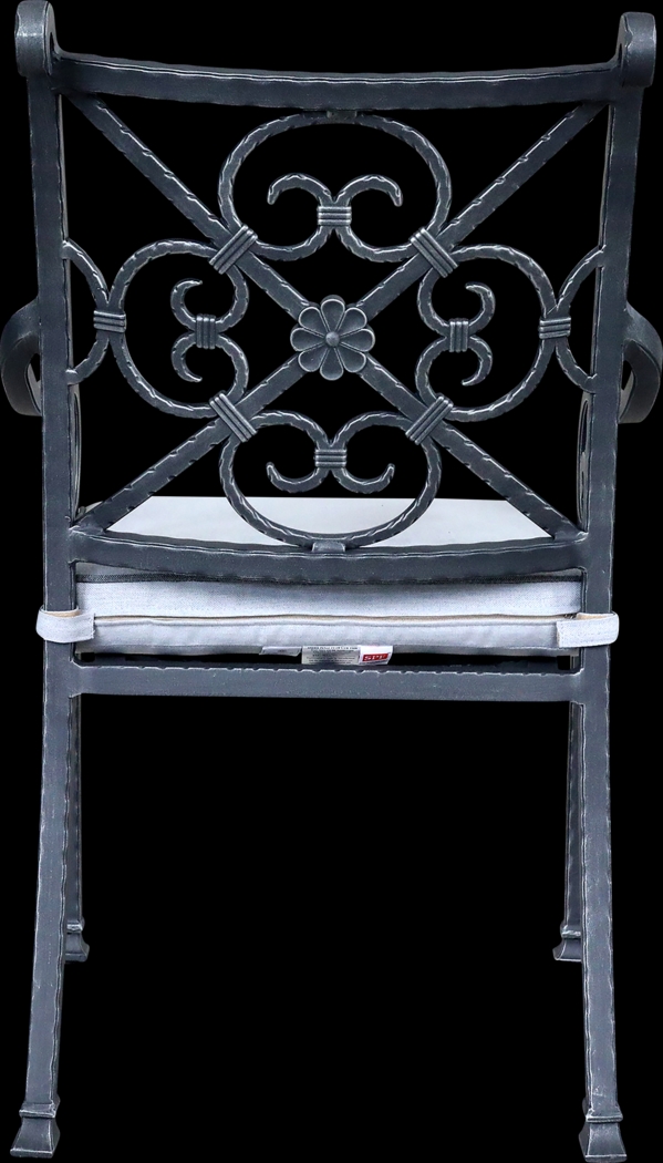 Outdoor Elisaria Light Blue Chair, Set of 2 - Thumbnail - Image 5