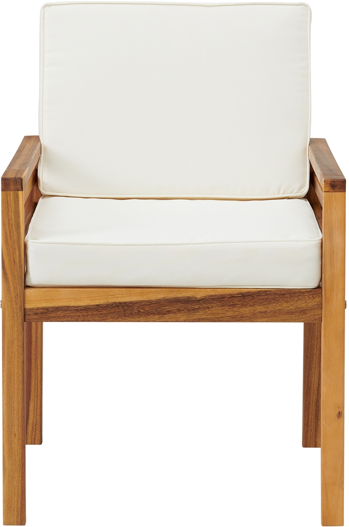 Outdoor Emeraud Brown Dining Chair - Thumbnail - Image 3