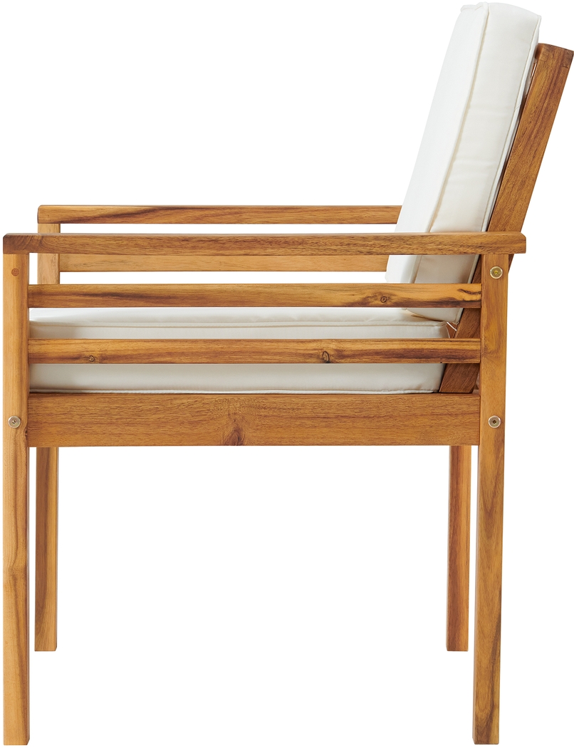 Outdoor Emeraud Brown Dining Chair - Thumbnail - Image 4